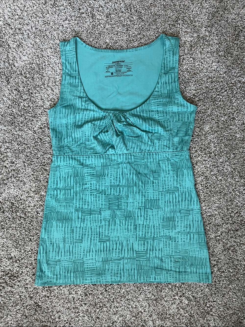 Patagonia Teal Active Top